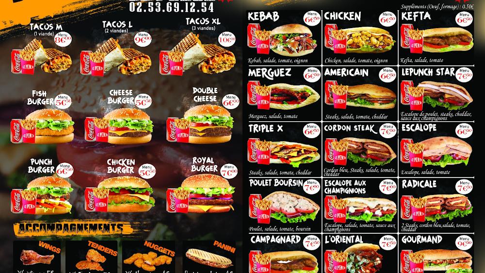 Snack le punch - Menu Image 1